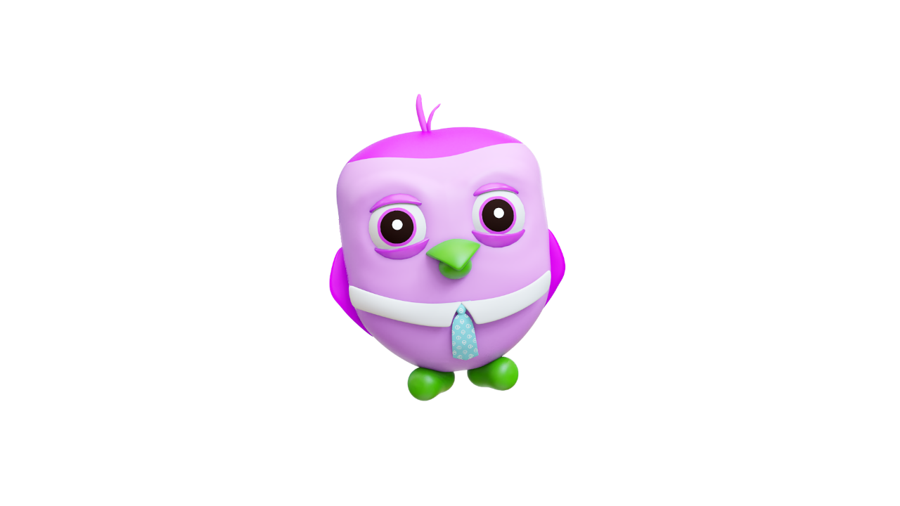 Whawoo bird mascot