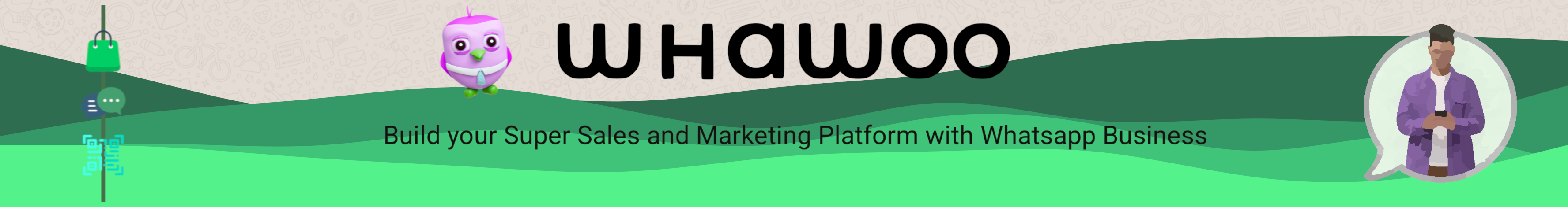 Advertisement banner for Whawoo
